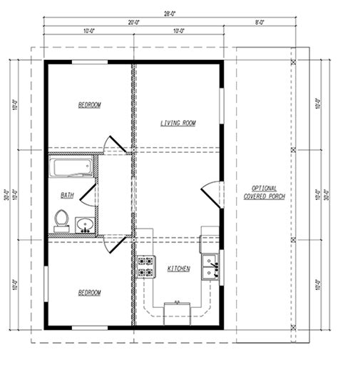 Pre Designed Cabin 20x30 Floor Plana Layout Cabin Floor Plans Floor