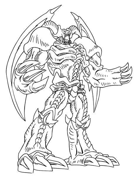 Coloring Page Yu Gi Oh Coloring Pages