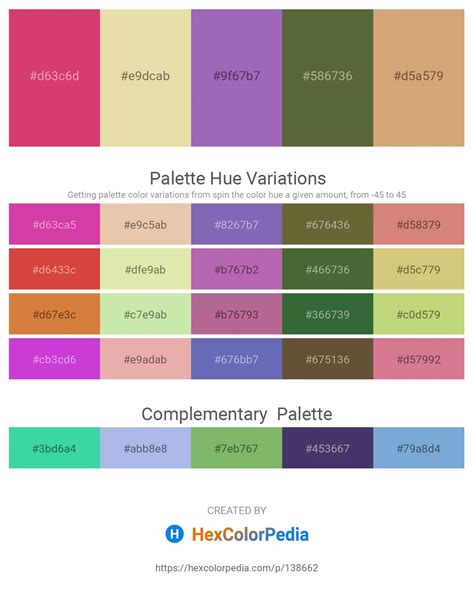 Pantone 2130 C Hex Color Conversion Color Schemes Color Shades