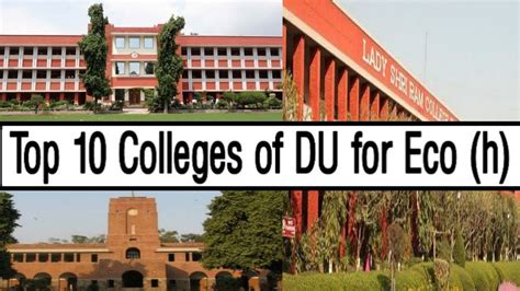 Top 10 Colleges For Economics H In Delhi University Du Best Colleges