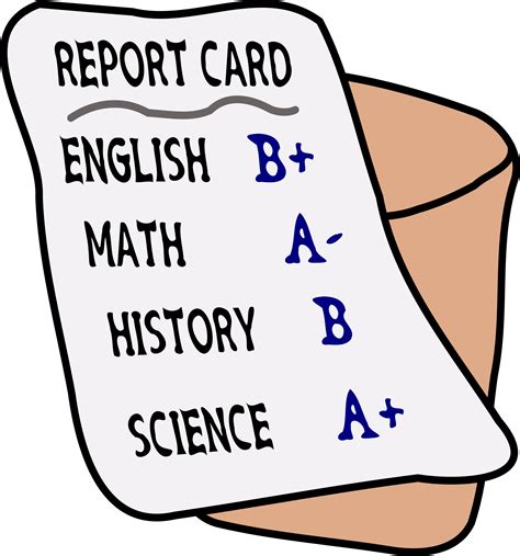 Collection Of A Report Card Png Pluspng