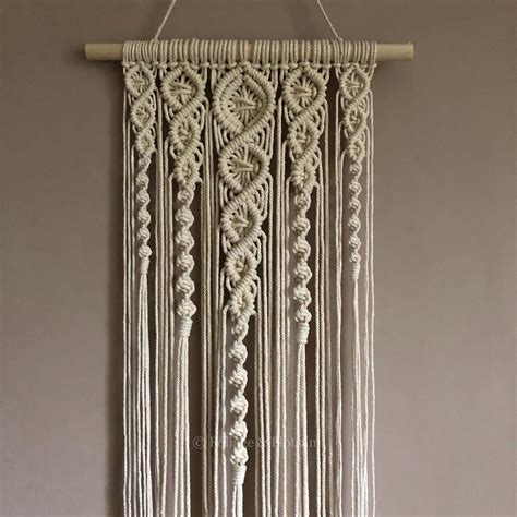 Macrame Wall Hanging T For Her Boho Home Decor Scandi Etsy