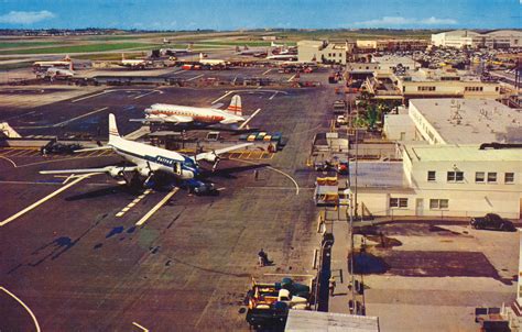 Vintage Postcard Of Los Angeles International Airport Lax Etsy