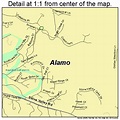 Alamo California Street Map 0600618