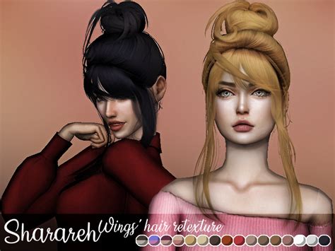 Sims 4 Hairs The Sims Resource Wingssims Os0713 Hair Retextured By