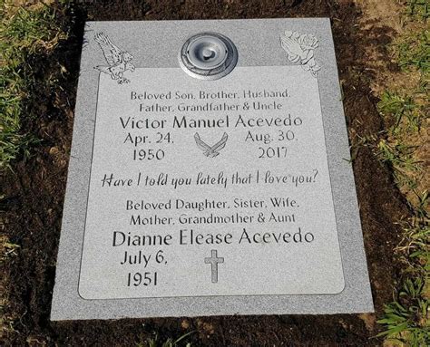 1 Best Double Deep Grave Markers Granite Grave Markers