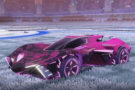 Rocket League Pink Chikara Gxt Design With Bubbly And Pink Fsl B