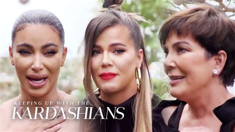 kardashians break down in tears when telling crew kuwtk is ending e youtube