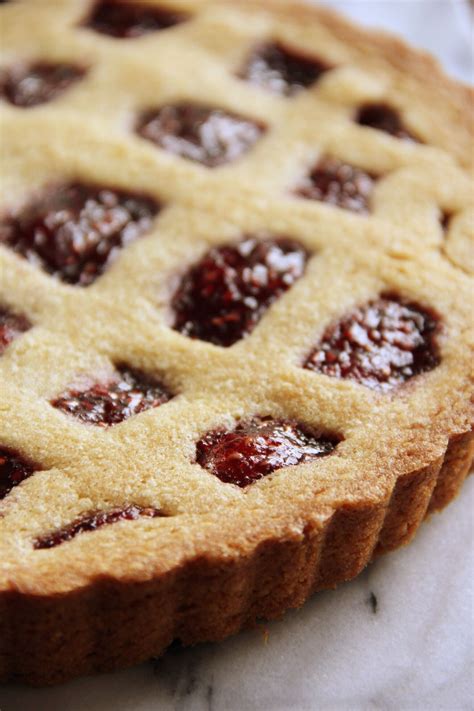 Raspberry Linzer Torte — The Pastiche Coffee Cake Recipes Easy Tart