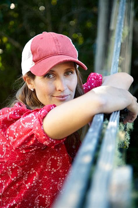 Portrait Of Woman On Her Farm In The Country By Stocksy Contributor