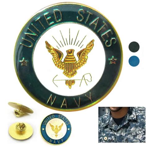 Us Navy Lapel Pin Enamel Logo Metal Military Tie Tack Hat Jacket