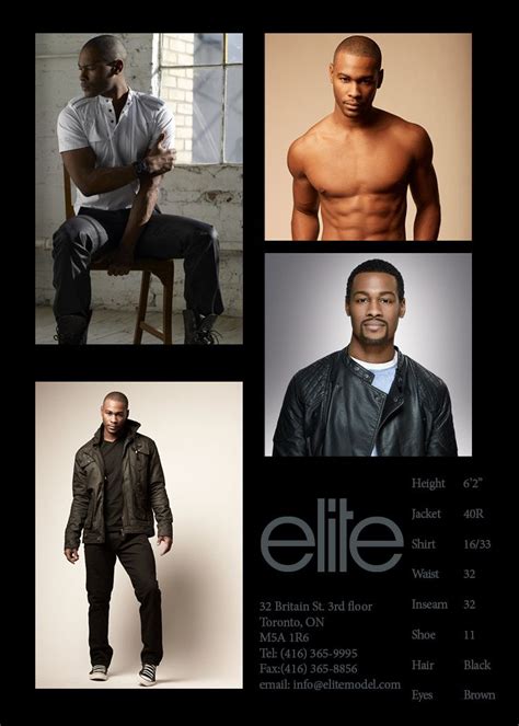 image result for male model comp card t card template card templates male models poses