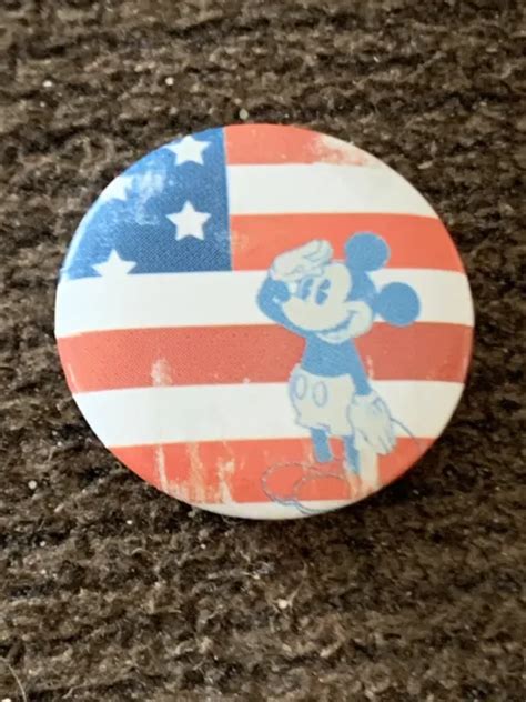 rare vintage mickey mouse american flag disney pin 19 99 picclick