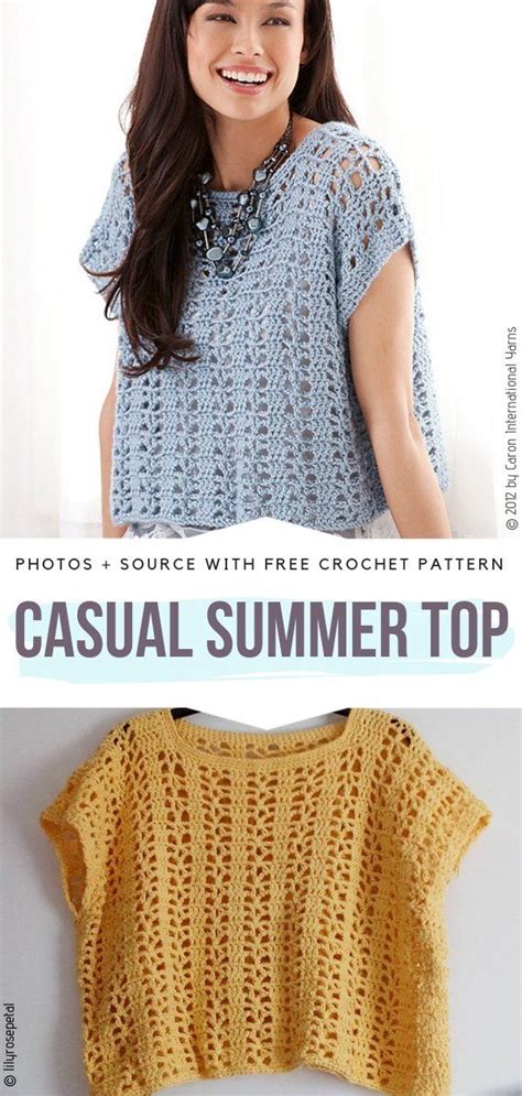 breezy summer tops free crochet patterns free crochet patterns crochet clothes for women