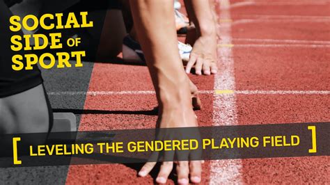 gender equality in sport leveling the gendered playing field gender equality in sport spkn