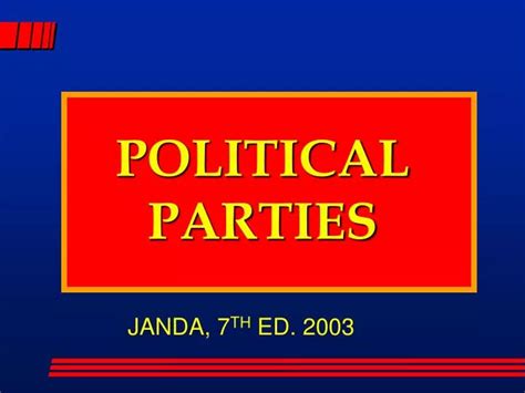 Ppt Political Parties Powerpoint Presentation Free Download Id15318