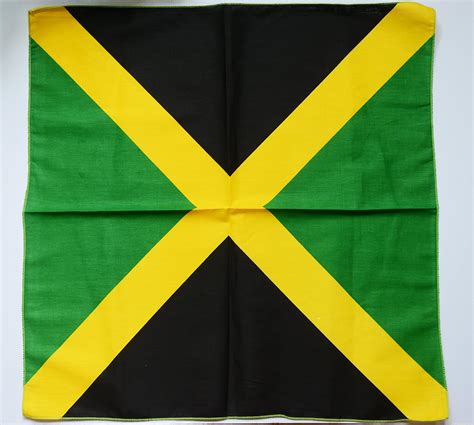 100 cotton bandana jamaica flag our jamaican flag rag is perfect protection for those days