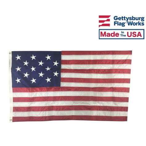 American 15 Stars And Stripes Flag