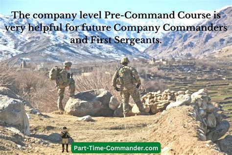 Army Pre Command Course For Company Commanders