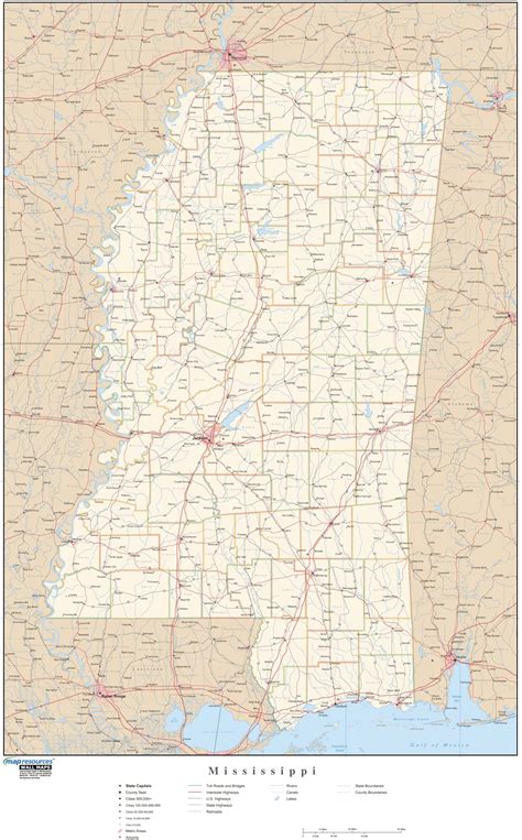 Large Detailed Roads And Highways Map Of Mississippi State Mapdome Images