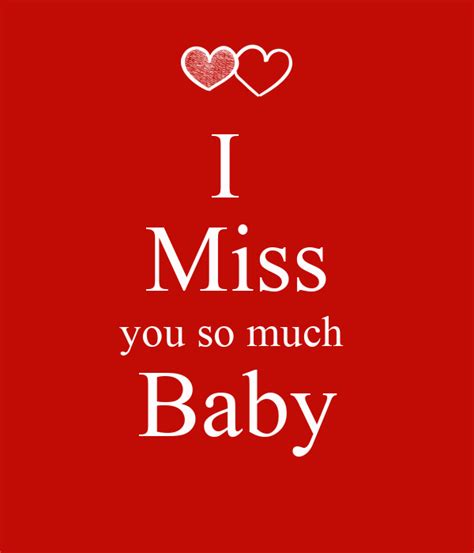 I Miss You So Much Baby Poster Me Keep Calm O Matic