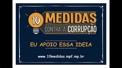 palestra 10 medidas contra a corrupção mpf youtube