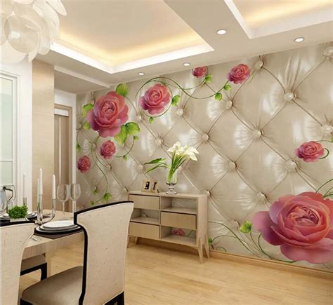 Buy Modern Flower Mural Photo Wallpapers Living Room