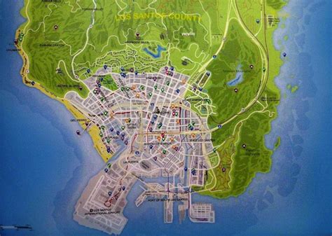 Los Santos Gta V Map