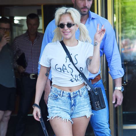 Lady Gaga In Jeans Shorts 06 Gotceleb