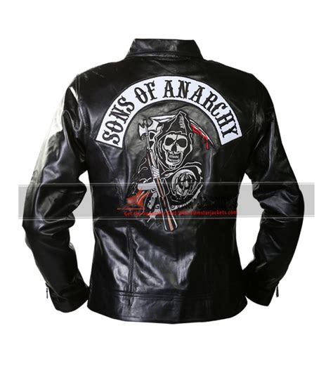Sons Of Anarchy Biker Jacket With Patches