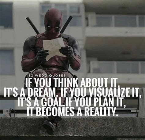 I am crazy, or is your hand really a quote can be a single line from one character or a memorable dialog between several characters. #successquotes #deadpool #deadpoolquotes # ...