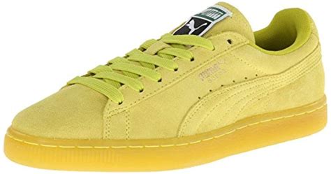 Puma Suede Classic Sneaker In Sulphur Yellow Lyst