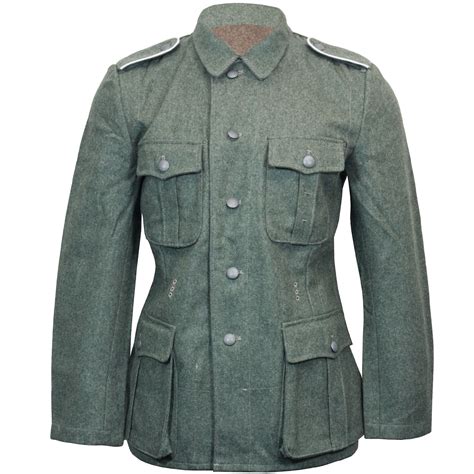 German Army M40 Field Grey Wool Tunic Ww2 Repro Coat Jacket All Sizes