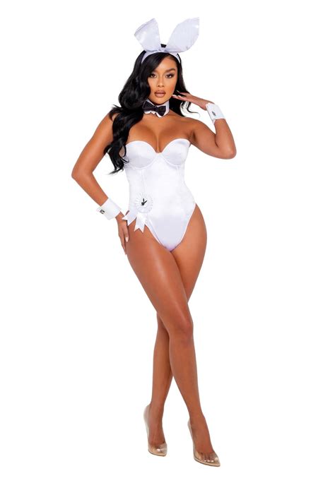 Playboy White Bunny Costume For Women Playboy Costumes