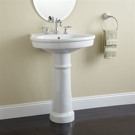 Therese Porcelain Pedestal Sink Bathroom