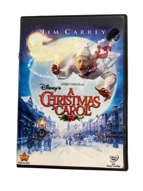 Disney Dvd A Christmas Carol Starring Jim Carrey 099 Picclick