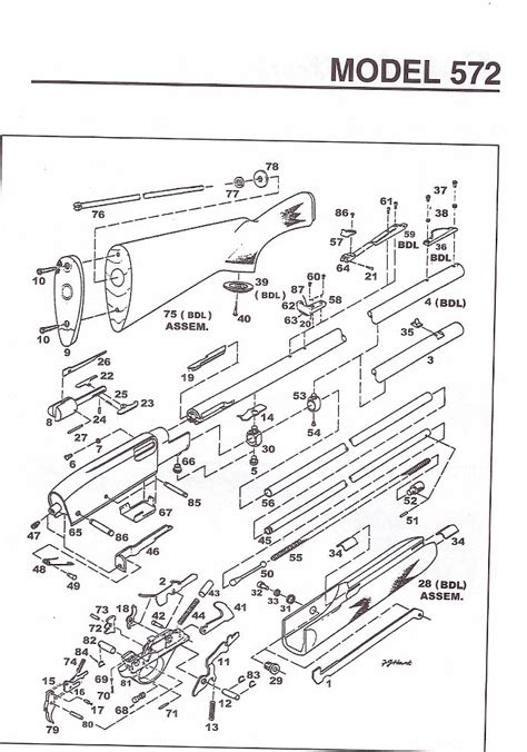 Remington 742 Parts Schematic