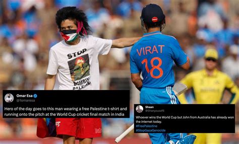 world cup final pitch invader in free palestine t shirt faces legal action fir lodged after