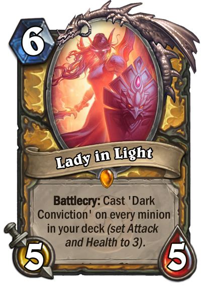 Lady Liadrin Aka The Lady Of Light Rcustomhearthstone