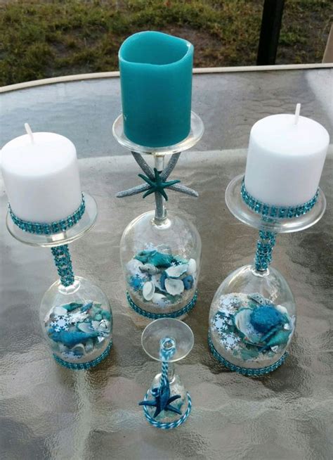 30 Cheap And Easy Homemade Wine Glasses Christmas Candle