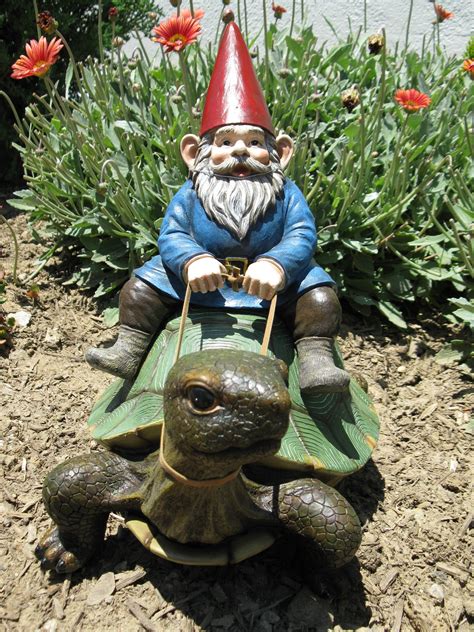 Pin By Julie Owens On Fairy Gardens Funny Gnomes Gnomes Yard Art