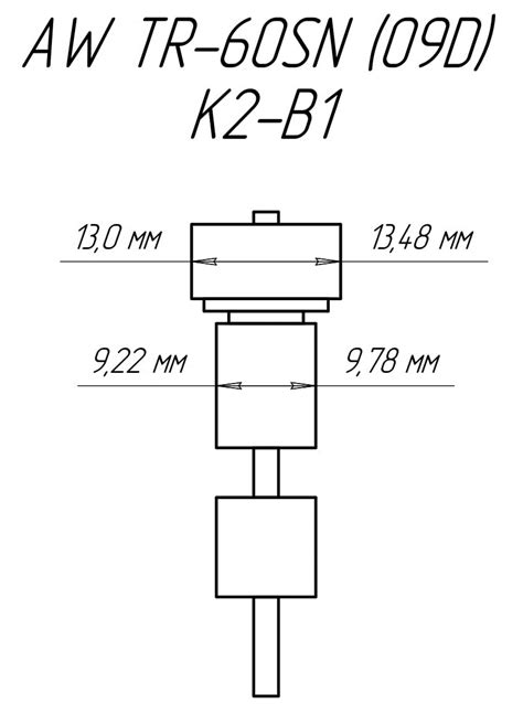 Ремонтный клапан K2 B1 K2 Clutch B1 Brake Control Tr 60sn 09d