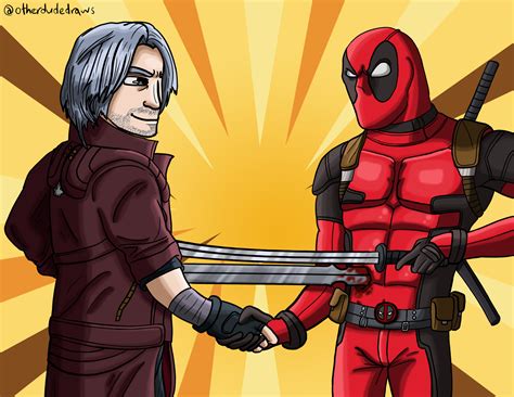 artstation dante vs deadpool