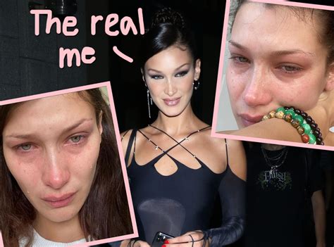 bella hadid opens up about everyday anxiety attacks with crying selfies perez hilton