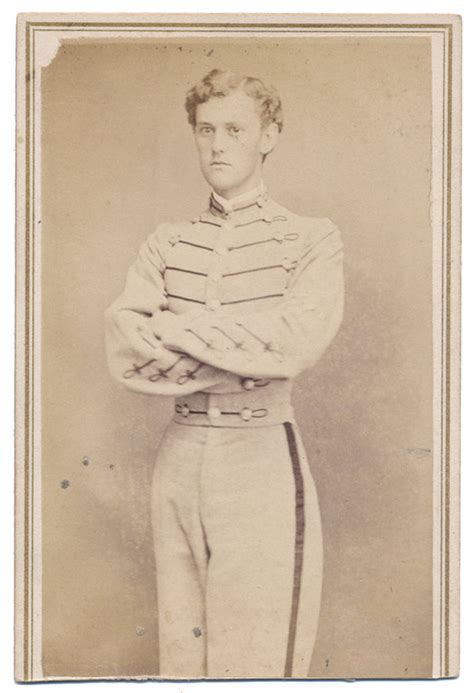 Cdv Of New Market Vmi Cadet Newton Mcveigh In Uniform — Horse Soldier