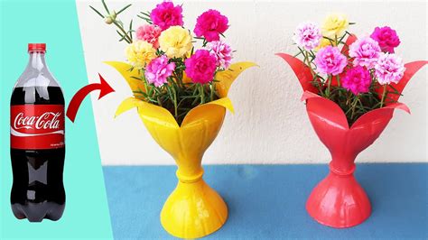 Creative Flower Pot Ideas From Discarded Plastic Bottles Youtube