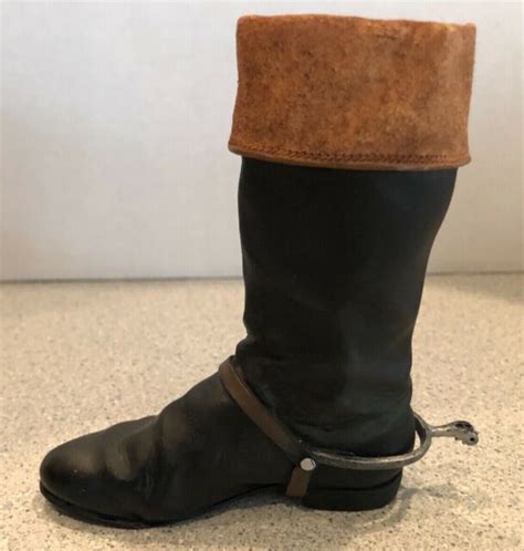 Vintage Just The Right Shoe Raine George Washington Boot Mount Vernon