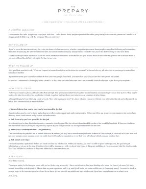 It's a great way to show your motivation and provide additional value for a if you're writing to a hiring manager for the first time, here's how your subject line may look Editable follow up email after interview - Fill, Print ...