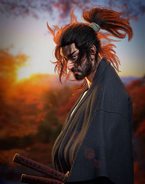 Miyamoto Musashi Dson Rawlin On Artstation At Https Artstation Com Artwork Yonow