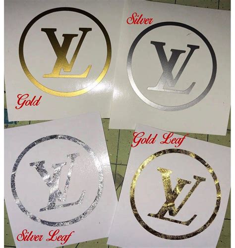 Louis Vuitton Circle Envelope Stickers Set Of 12 Size 1 4 Matte
